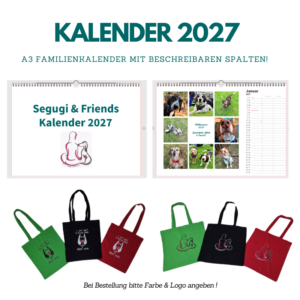 Kalender 2027 (DIN A3 Querformat) + Shopper (Setpreis)